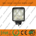 Luz de trabajo LED de 15 W, luz de trabajo LED de 10-30 V CC con 1275 lm, haz puntual / de inundación, LED Epsitar de 5 piezas x 3 W para camiones, luz de trabajo LED